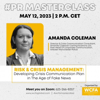 PR Masterclass on Risk & Crisis Management – May 12, 2023