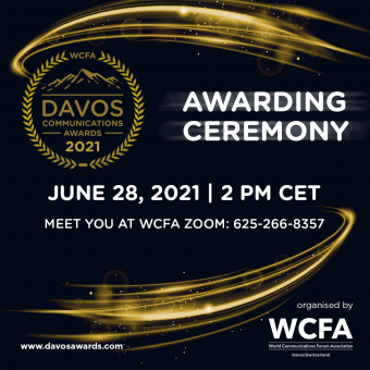 2021 Davos Communications Awards Ceremony on Zoom - June 28, 2 pm CET