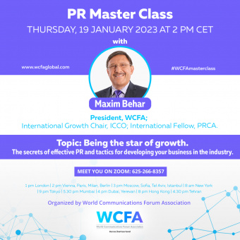 PR Masterclass on Being The Star of Growth – January 19, 2023