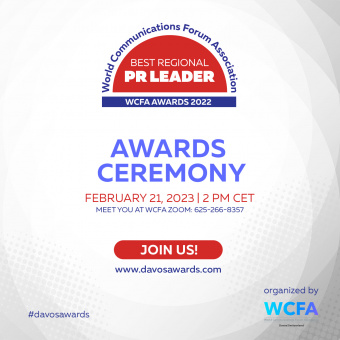 2022 Best PR Leader Awards Ceremony on Zoom - February 21, 2 p.m. CET