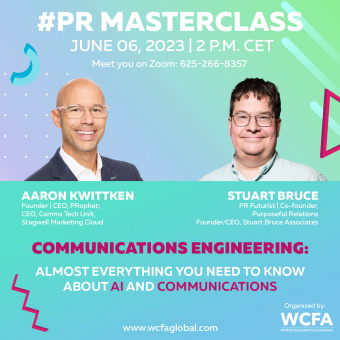 PR Masterclass on AI & Communications – June 6, 2023