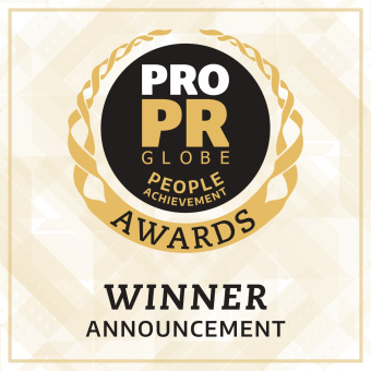Recipients of the PRO PR Globe People Achievement Awards