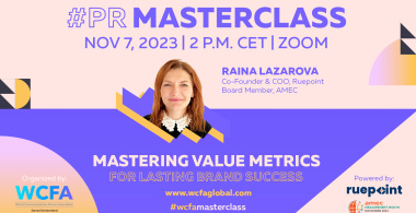 #PR Masterclass on Mastering Value Metrics with Raina Lazarova