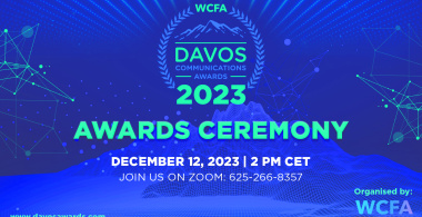 Awards Ceremony | Davos Communications Awards 2023 - Dec 12, 2 pm CET, Zoom
